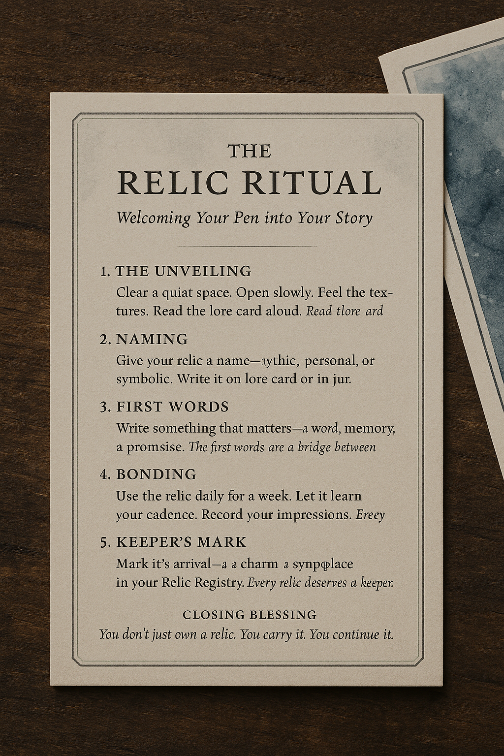 Welcoming a New Pen into Your Story – Frost Pen Co.