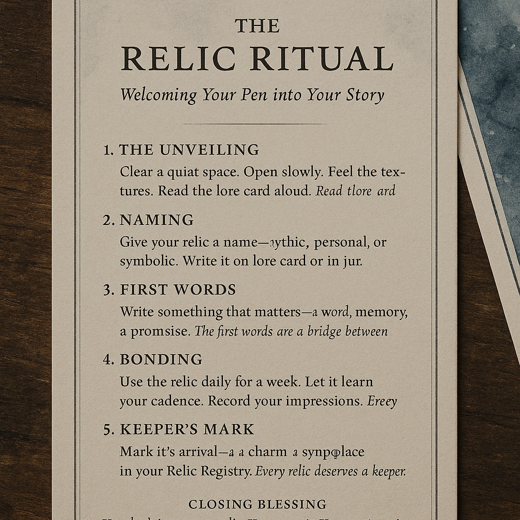 Welcoming a New Pen into Your Story