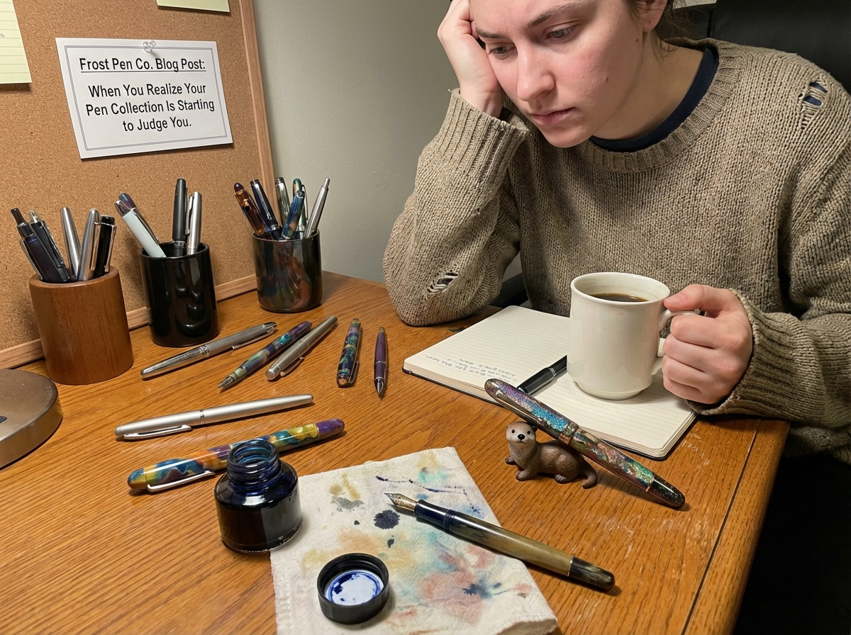 When You Realize Your Pen Collection Is Starting to Judge You