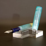 Morgan Bespoke Fountain Pen — Tidesworn Descent Relic I — Shallow Tide