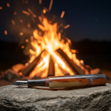 Andrea Bespoke Fountain Pen - Ember Series No. 3 – Twinflame Ignition