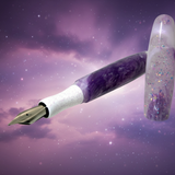 Zoey Bespoke Fountain Pen - Skyfade Series No. 4 – Lavender Wake