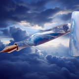 Andrea Bespoke Fountain Pen - Skyfade Series No.1 – Stratus Veil