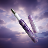Andrea Bespoke Fountain Pen - Skyfade Series No.4 – Lavender Wake